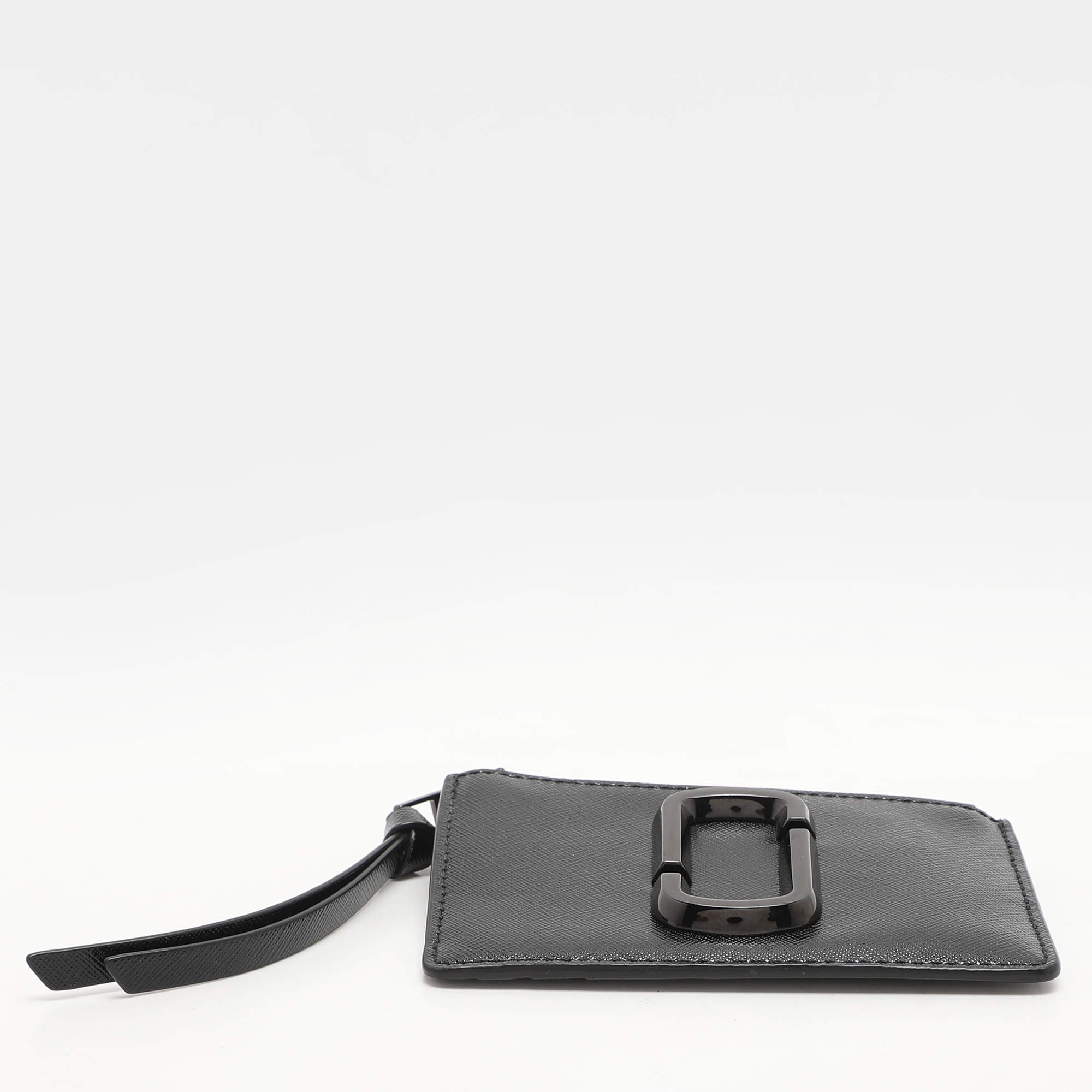 Marc Jacobs Blue Denim Patchwork Wristlet Zip Around Wallet