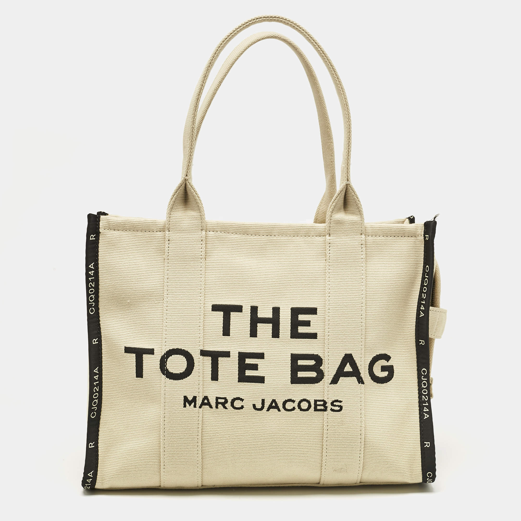 Marc Jacobs Cream Canvas Large The Tote Bag
