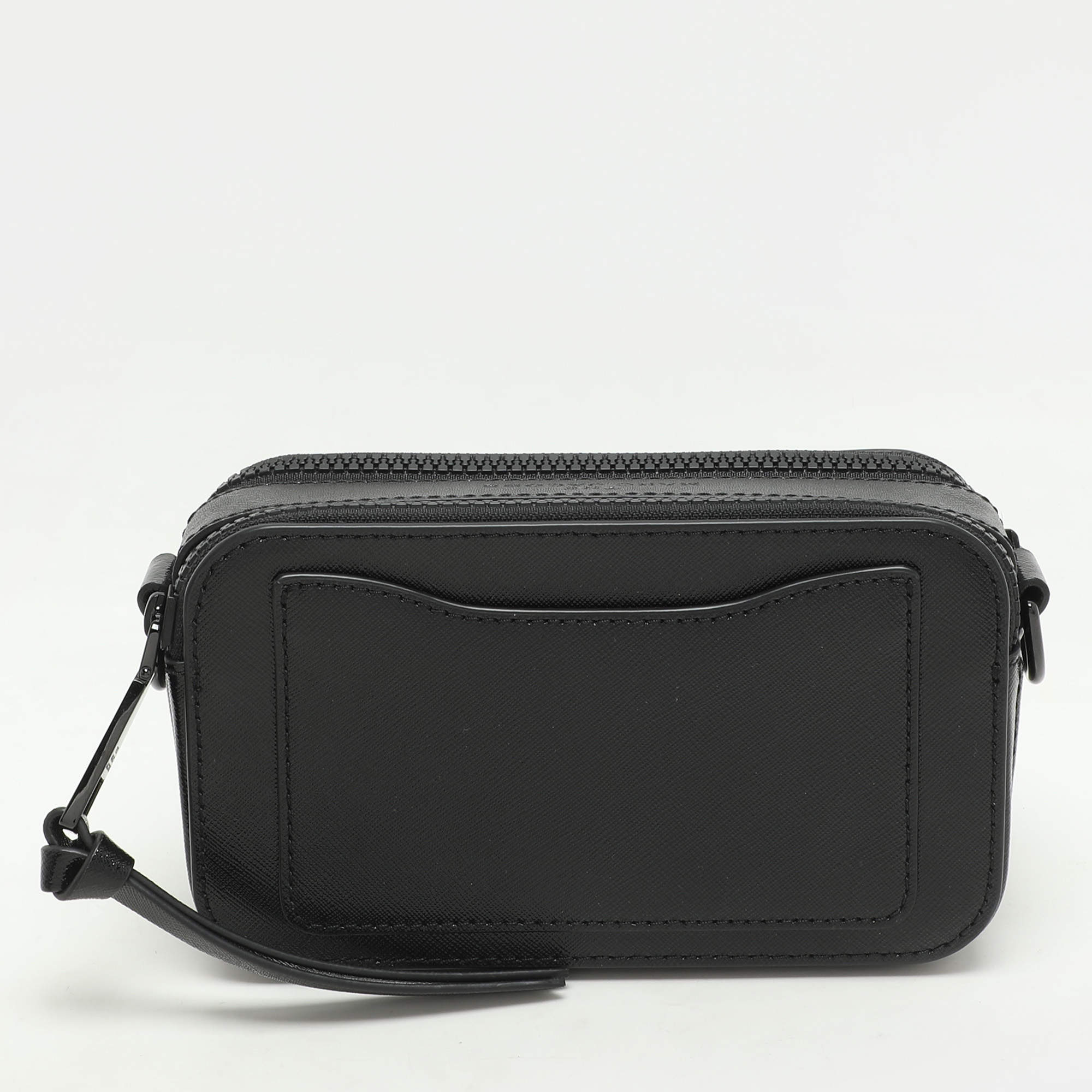 Pre Owned Marc Jacobs Black Patent Leather Snapshot Camera Crossbody Bag