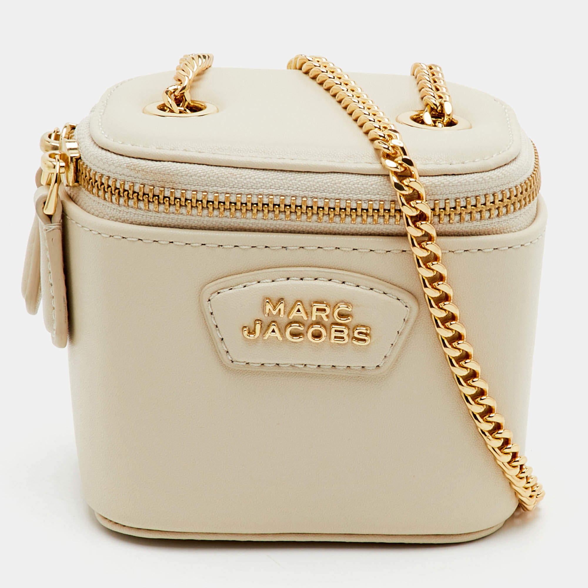 Pre Owned Marc Jacobs The Everyday Mini Cream Vanity Bag