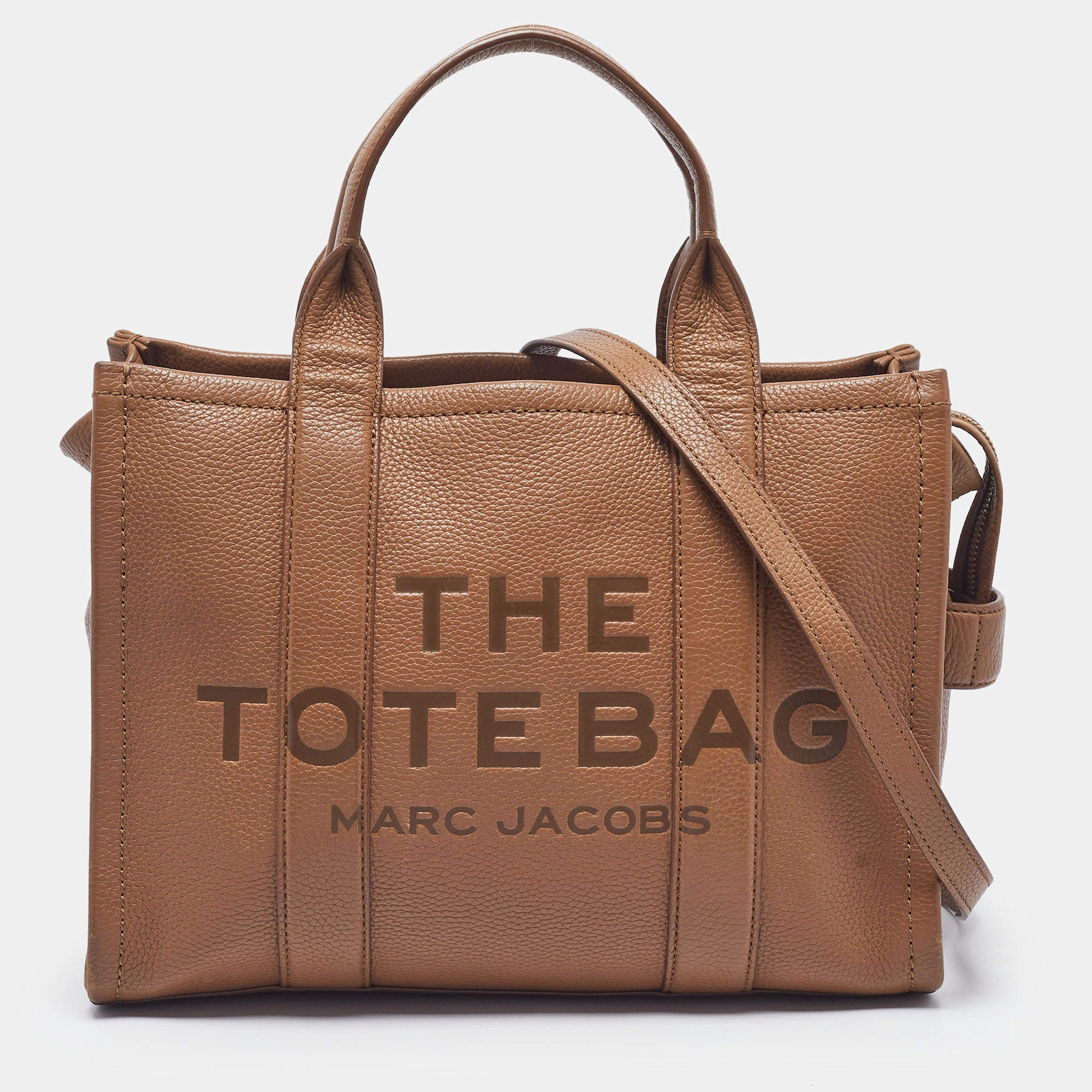 مملوكة مسبقًا Marc Jacobs The Tote Medium Brown Leather Tote