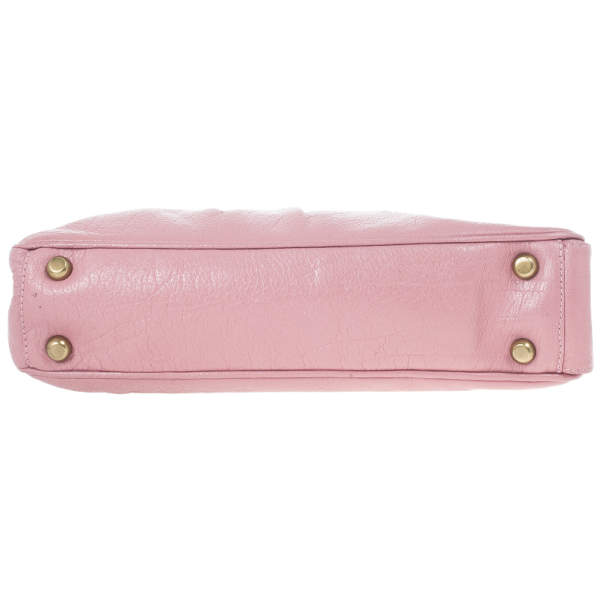 Pre Owned Marc Jacobs Pink Leather Lola Bag With Umbrella