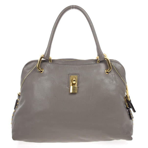 Pre Owned Marc Jacobs Grey Paradise Little Janice Bag