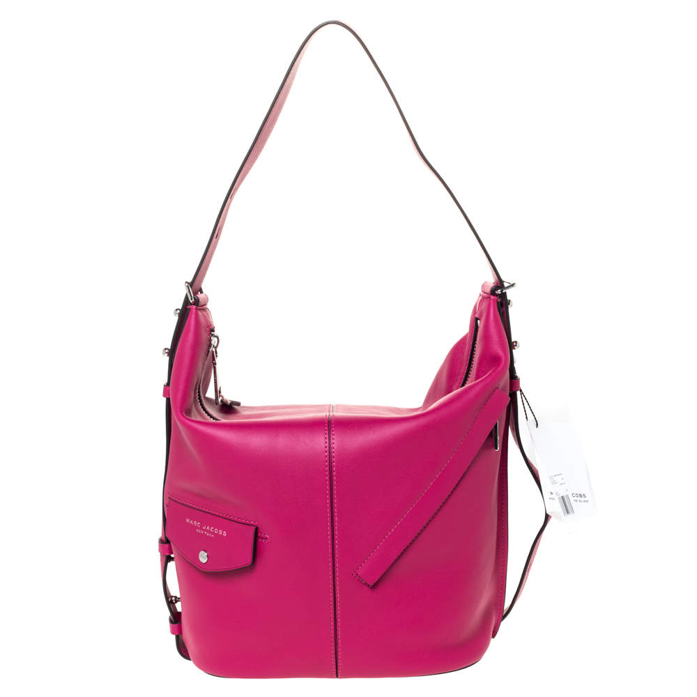 Marc Jacobs Magenta Leather The Sling Convertible Bag