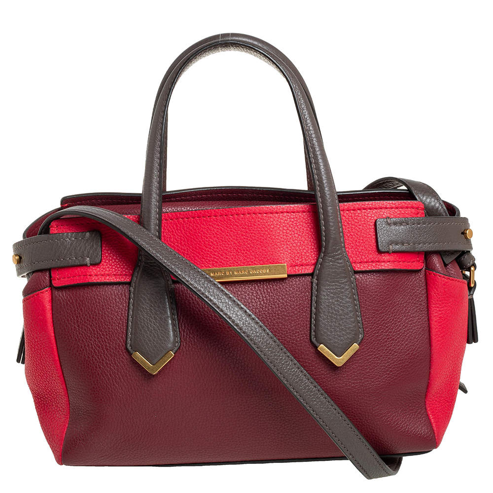 مملوكة مسبقًا حقيبة يد مارك باي مارك جاكوبس جلد ثلاثي اللون