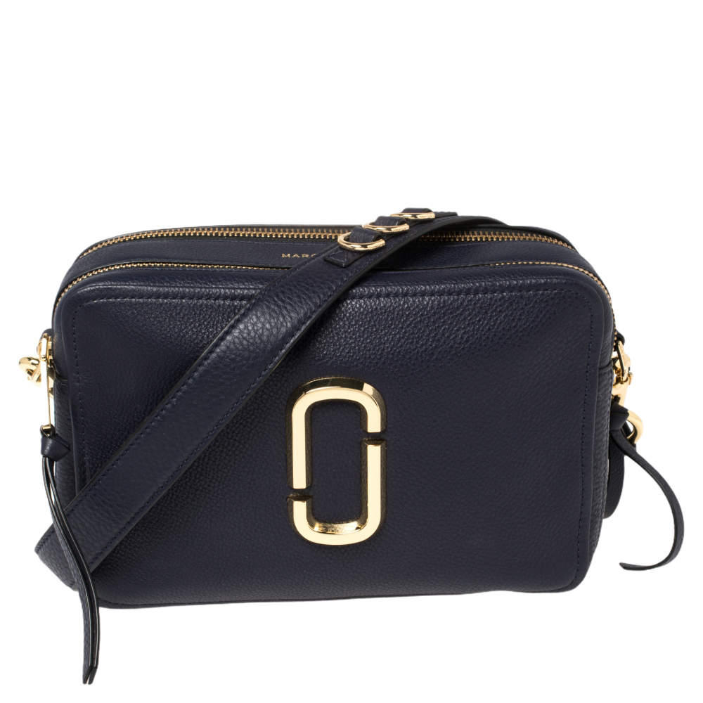 Marc Jacobs Blue Leather The Softshot 27 Crossbody Bag Marc Jacobs | The  Luxury Closet