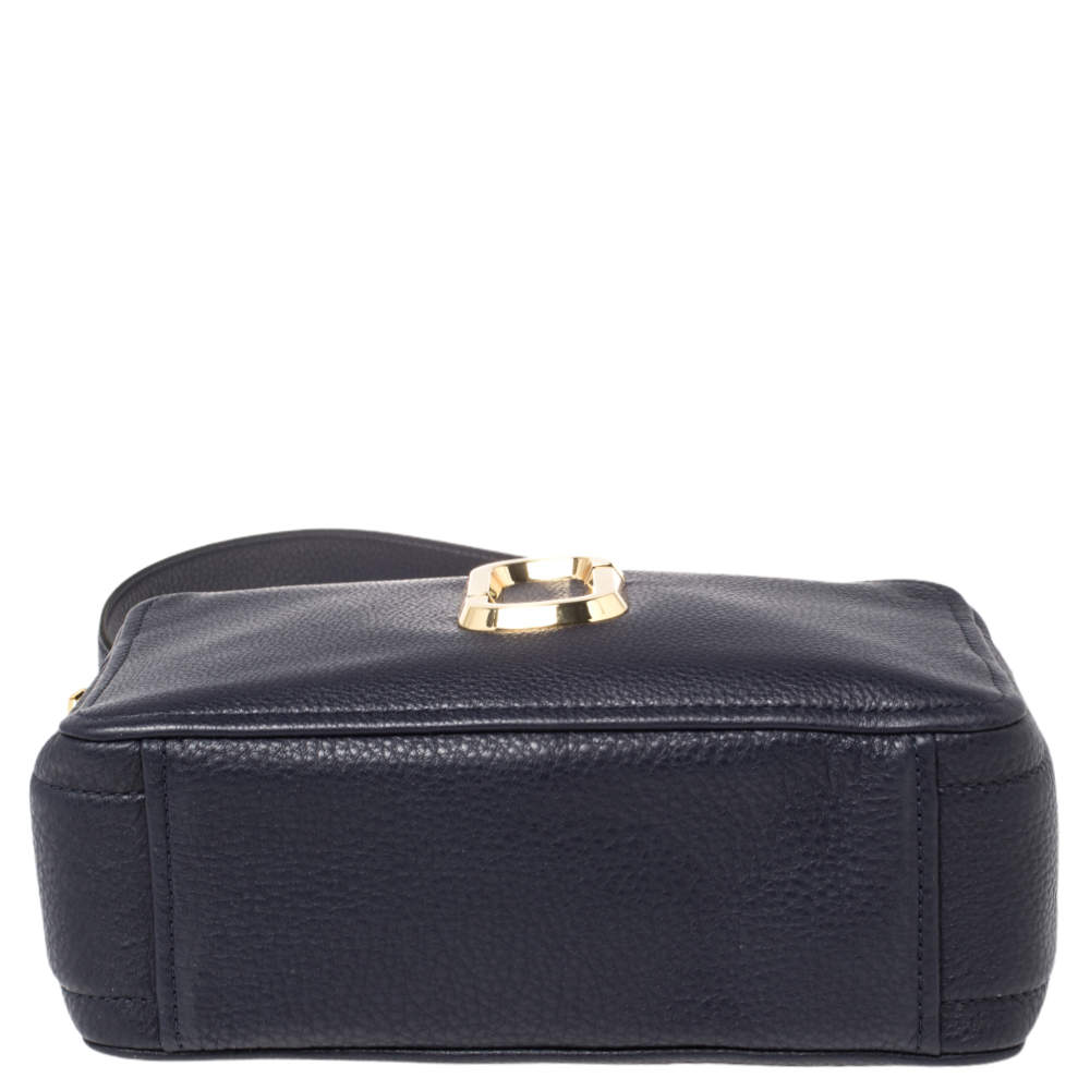 The softshot leather crossbody bag Marc Jacobs Navy in Leather - 32763321