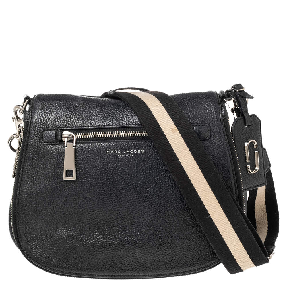 Pre Owned Marc Jacobs Black Leather Nomad Crossbody Bag