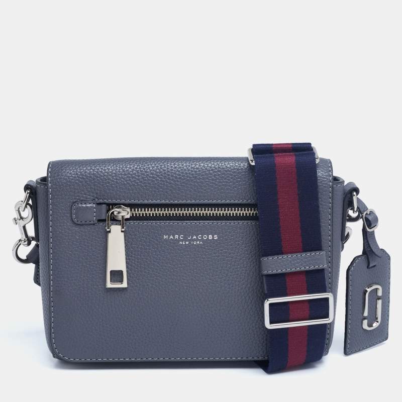 Pre Owned Marc Jacobs Grey Leather Small Gotham Crossbody Bag