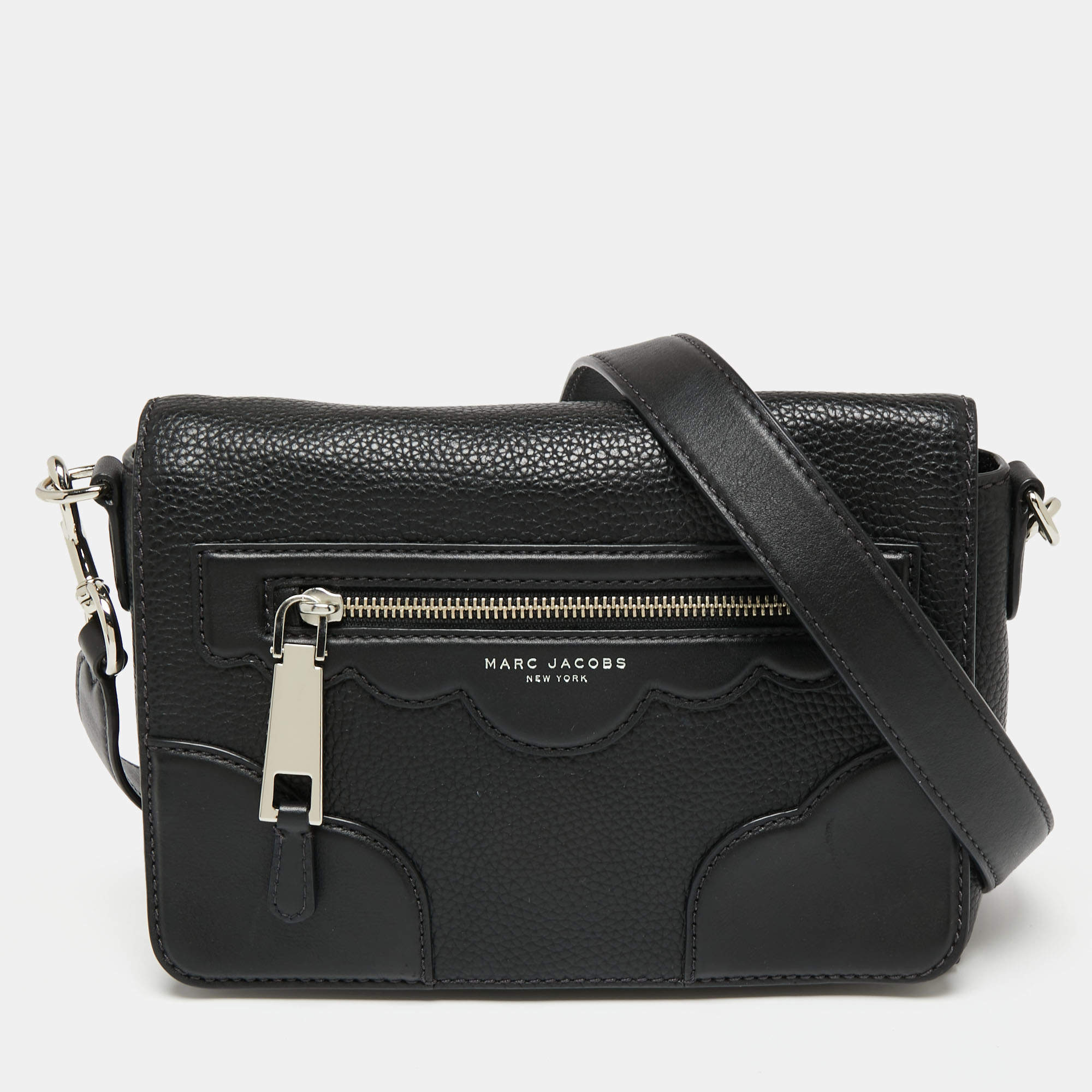 WOMAN MARC JACOBS WHITE LEATHER THE MESSENGER