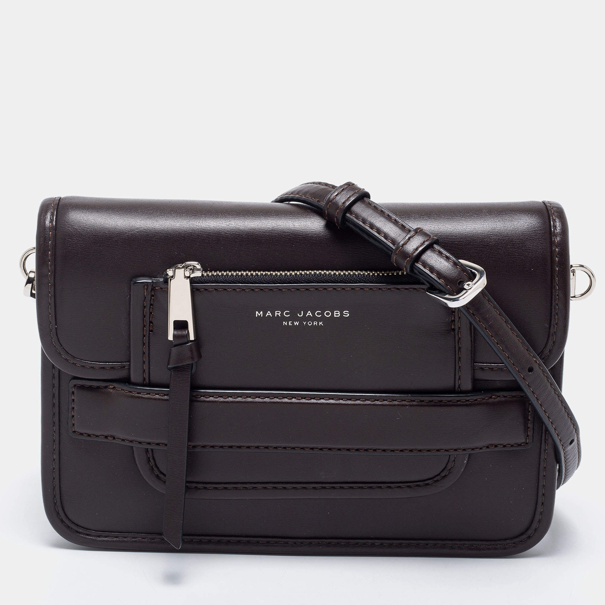 Pre Owned Marc Jacobs Brown Leather Madison Shoulder Bag