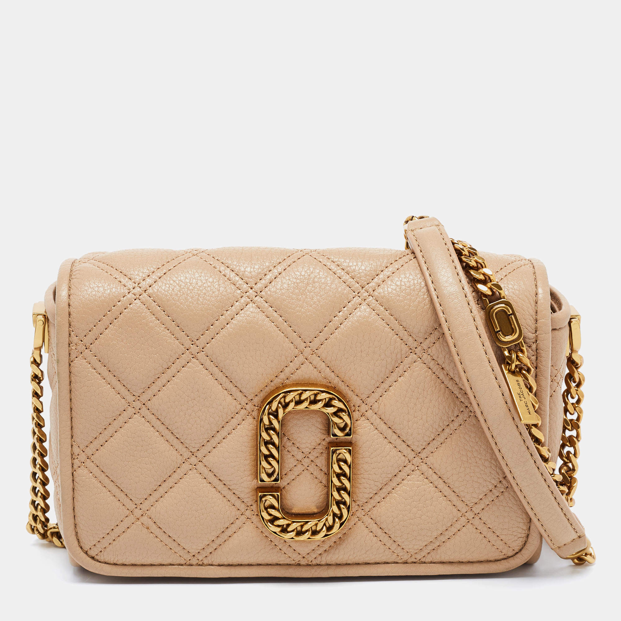 Marc Jacobs Red 'The Quilted Leather J Marc' Bag