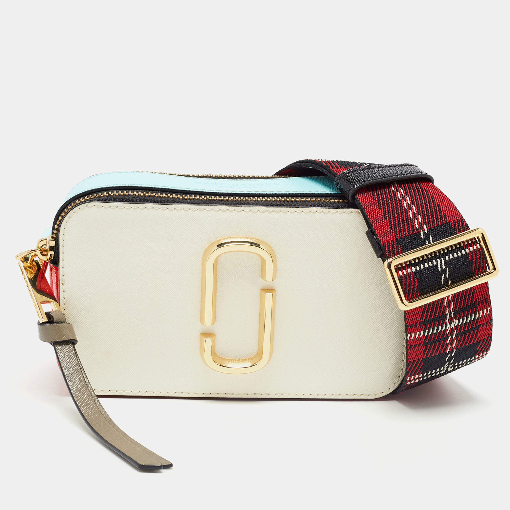 Marc Jacobs The Snapshot Crossbody Bag Multicolor in Leather with Gold-tone  - US