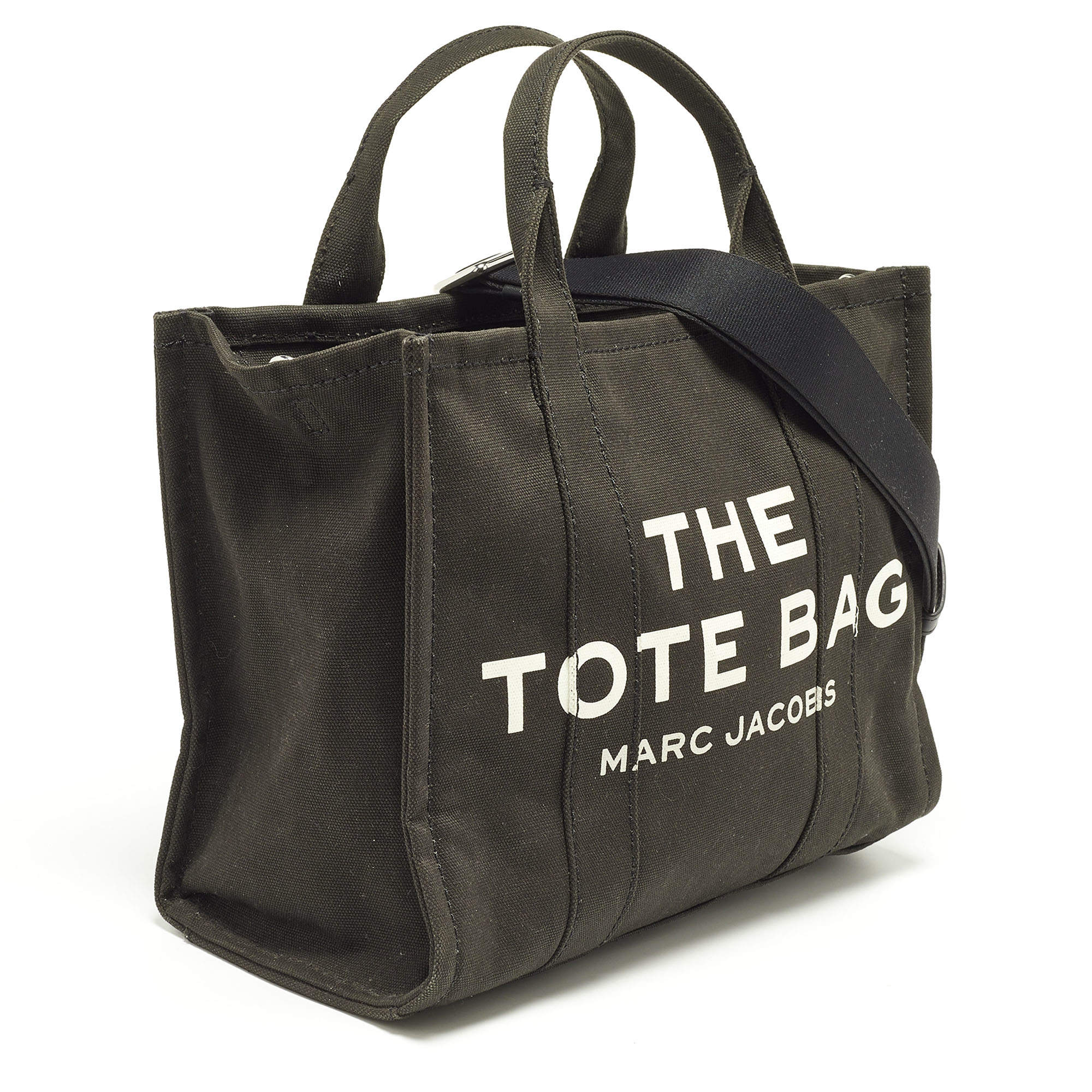Pre Owned Marc Jacobs Black Canvas The Tote Bag 