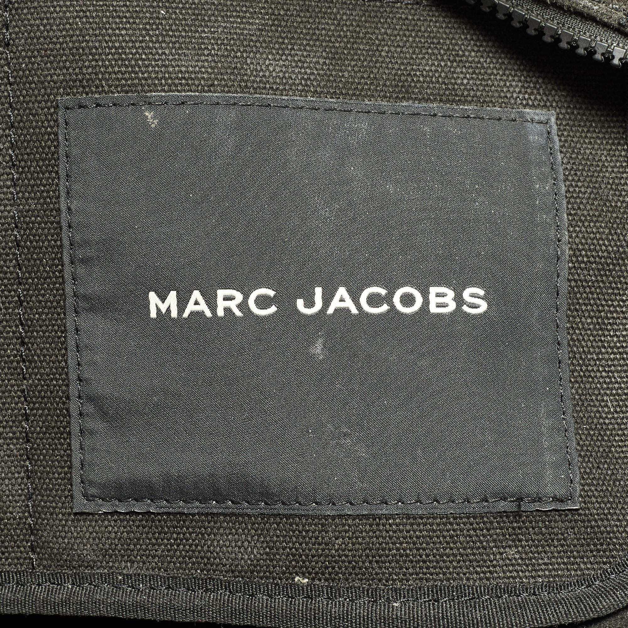 Pre Owned Marc Jacobs Black Canvas The Tote Bag 