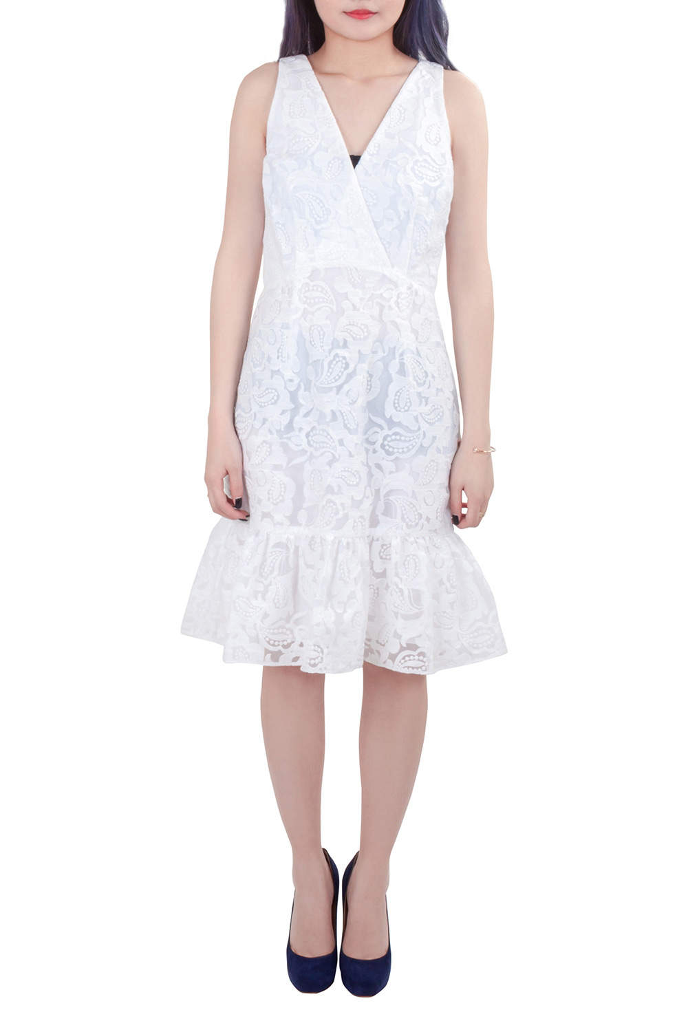 Marchesa Voyage White Floral 