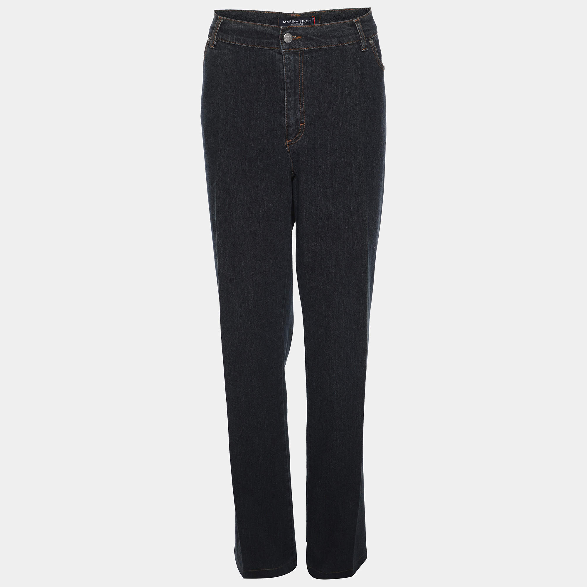 Pre Owned Marina Sport by Marina Rinaldi Blue Denim Jeans L
