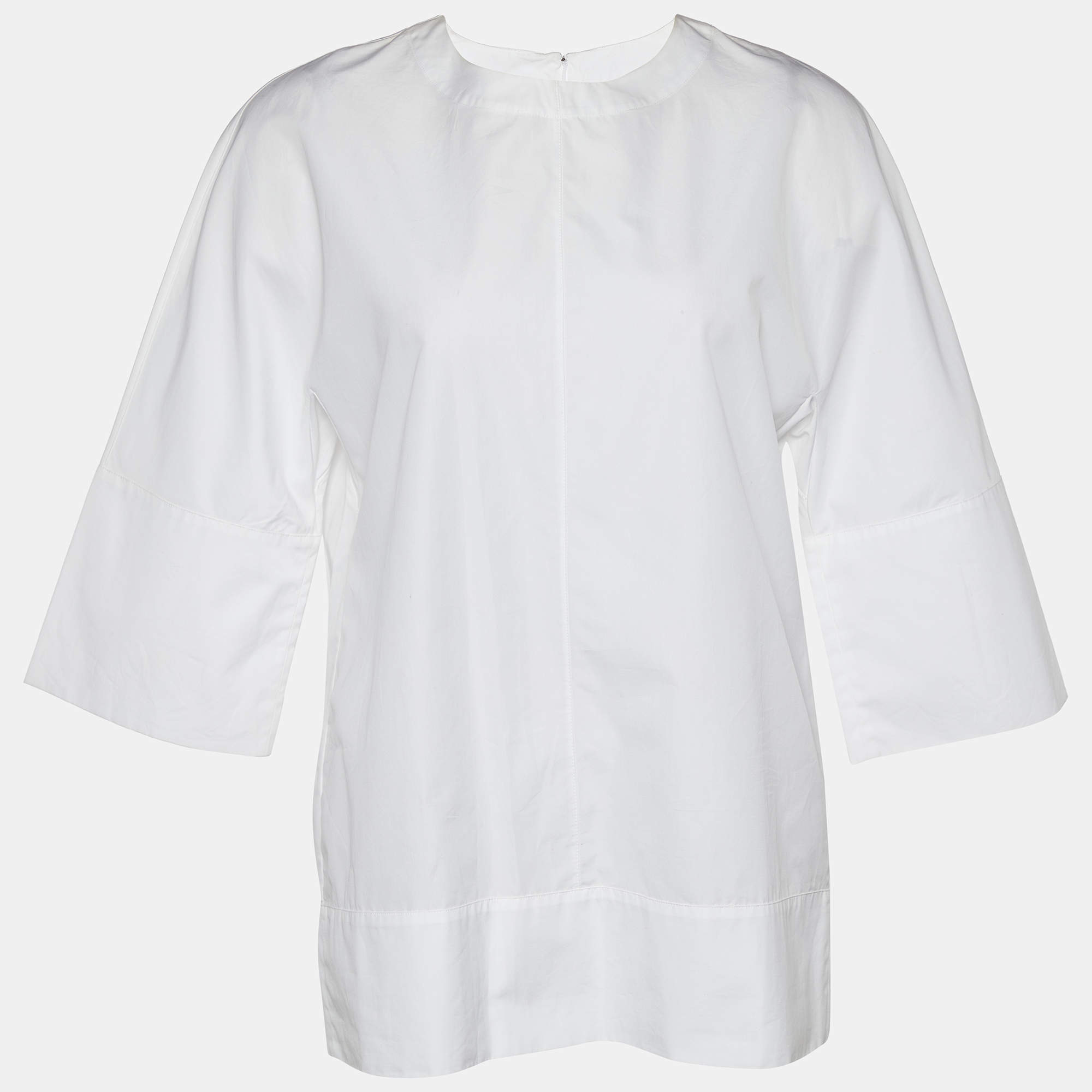 Pre Owned Marni White Cotton Top M