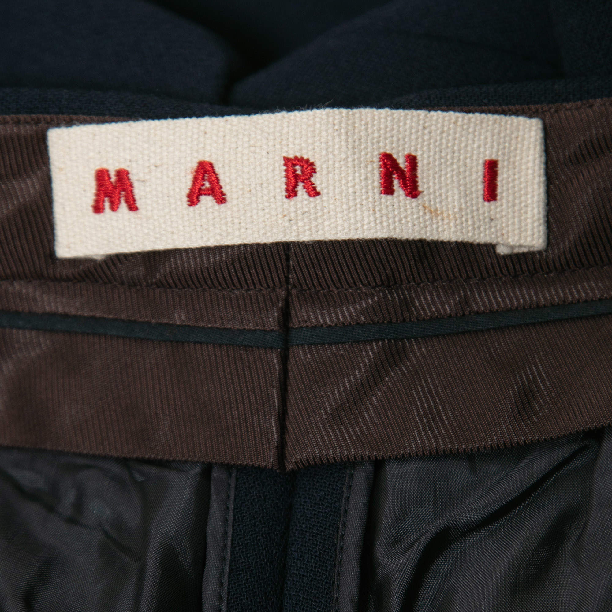 MARNI Trousers T.IT 38 WOOL Blue ref.941095 - Joli Closet