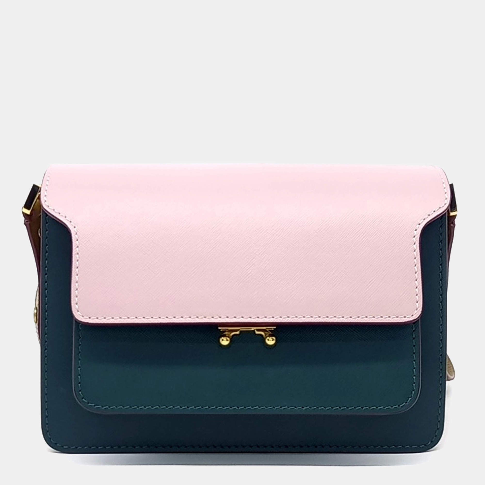 مملوكة مسبقًا Marni Blue/Pink Leather trunk bag