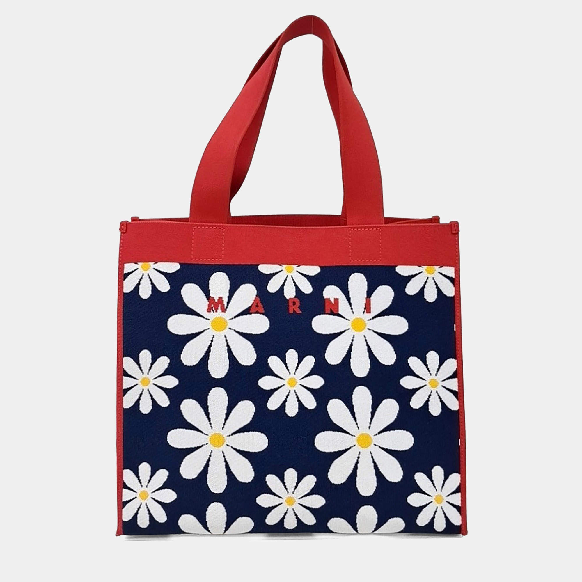 Pre Owned Marni Multicolor Fabric Canvas Tote bag