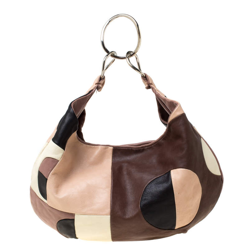 Pre Owned Marni Multicolor Leather Hobo