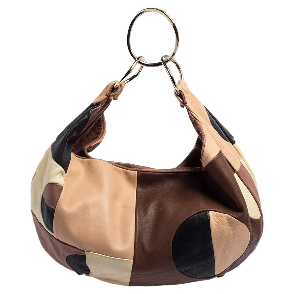 Pre Owned Marni Multicolor Leather Hobo