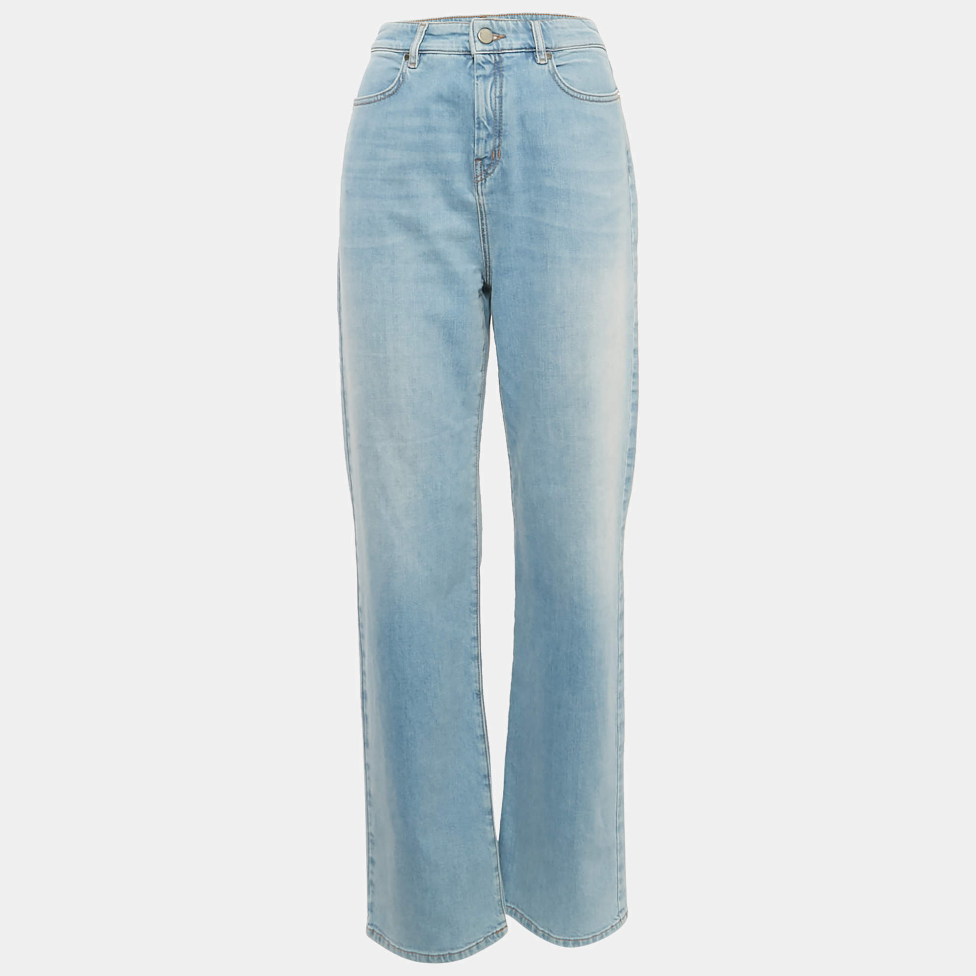 Max Mara Studio Blue Denim High Rise Zena Jeans M Waist 27"