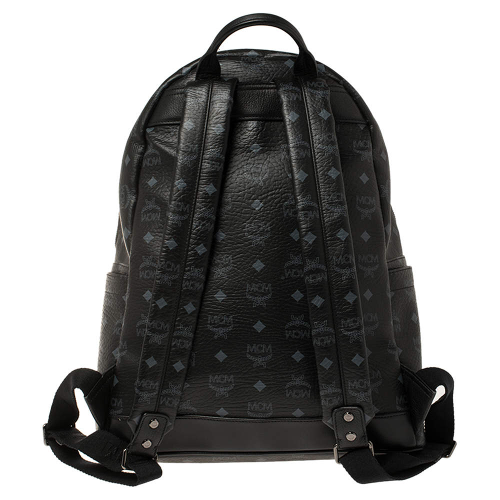 Cloth backpack MCM Black in Cloth - 21108021