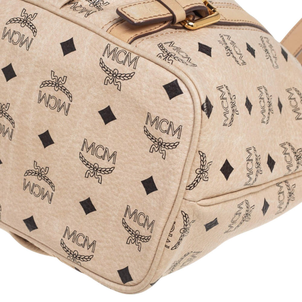 MCM Beige Coated canvas Monogram Clutch – Labels Luxury