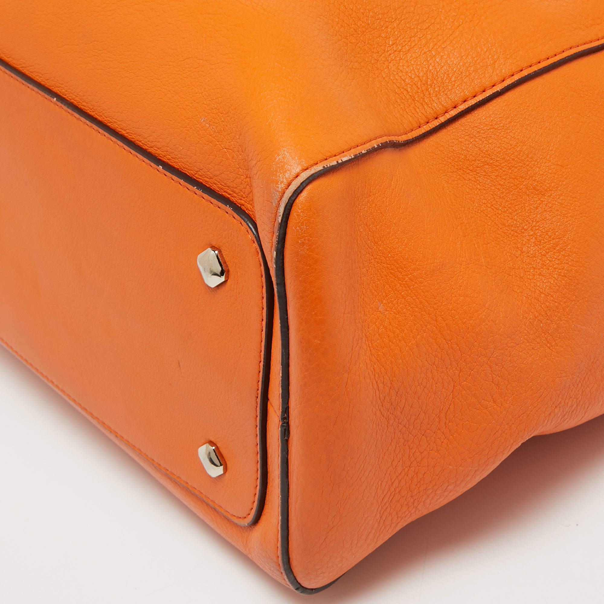 Cloth tote MCM Orange in Cloth - 27477326