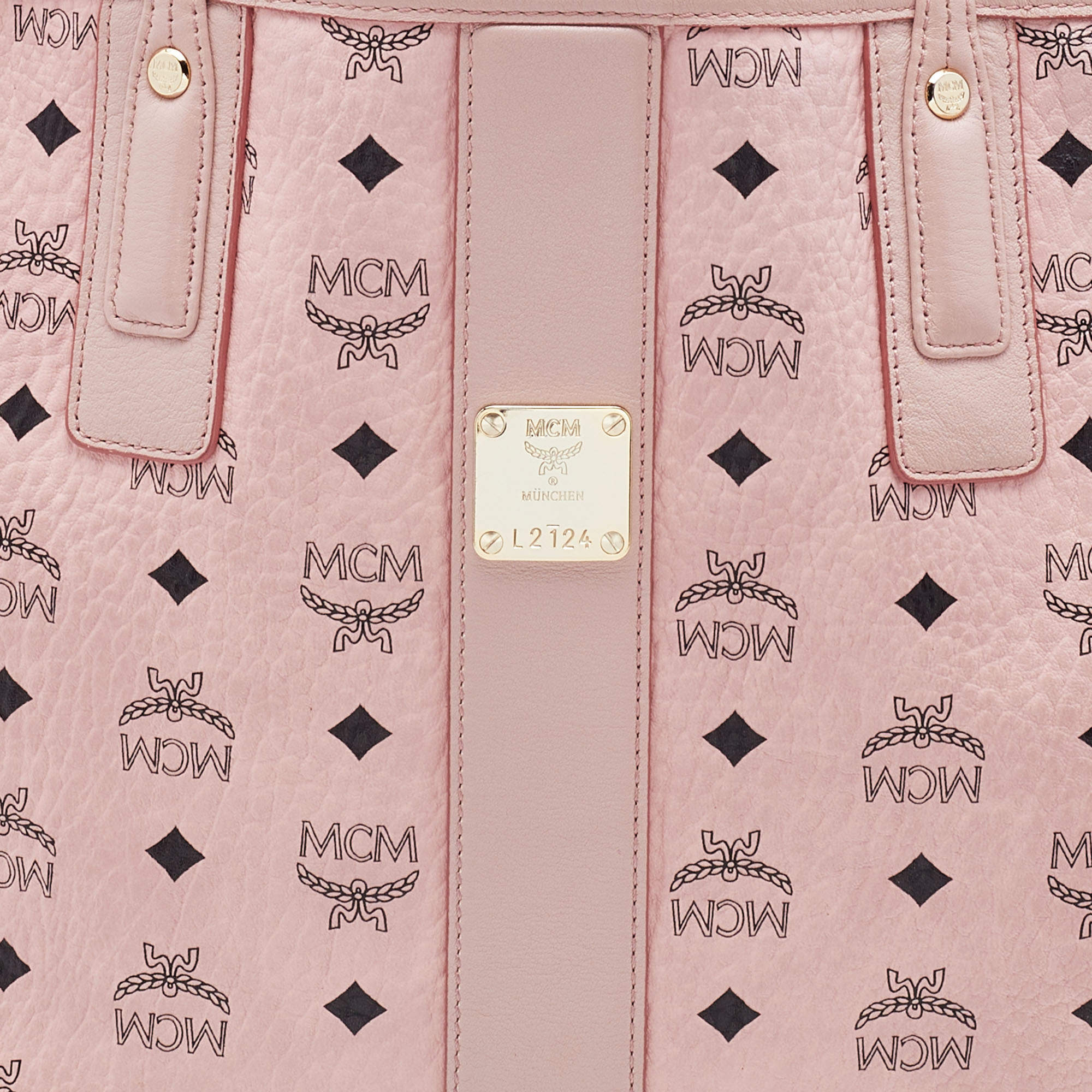 Tote MCM Pink in Polyester - 30571562