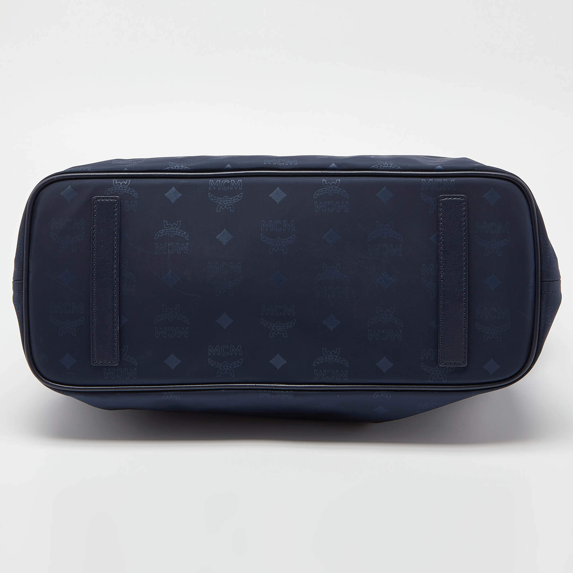 MCM tote bag Blue Leather ref.314976 - Joli Closet