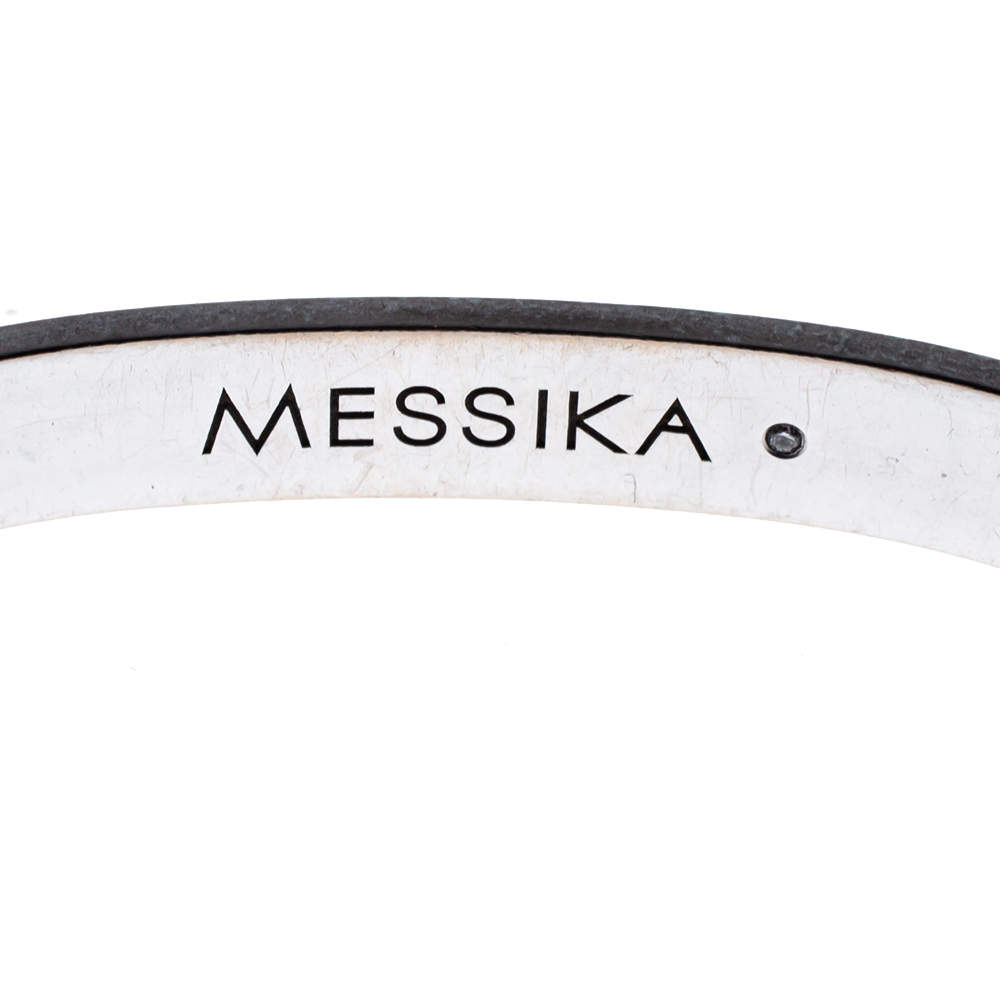 Pre Owned Messika Move Noa Diamond 18K White Gold Bracelet