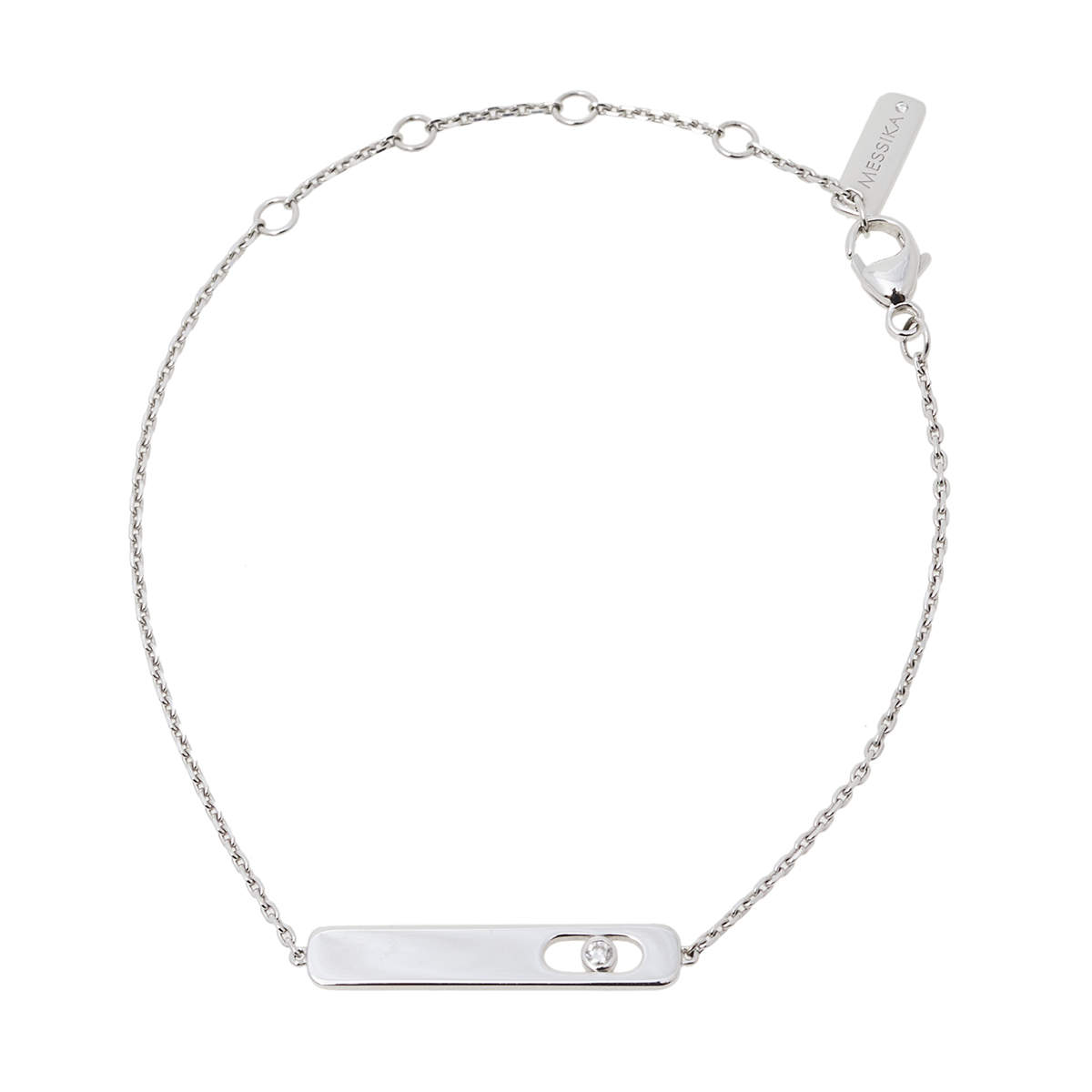 Messika My First Diamond 18K White Gold Bracelet