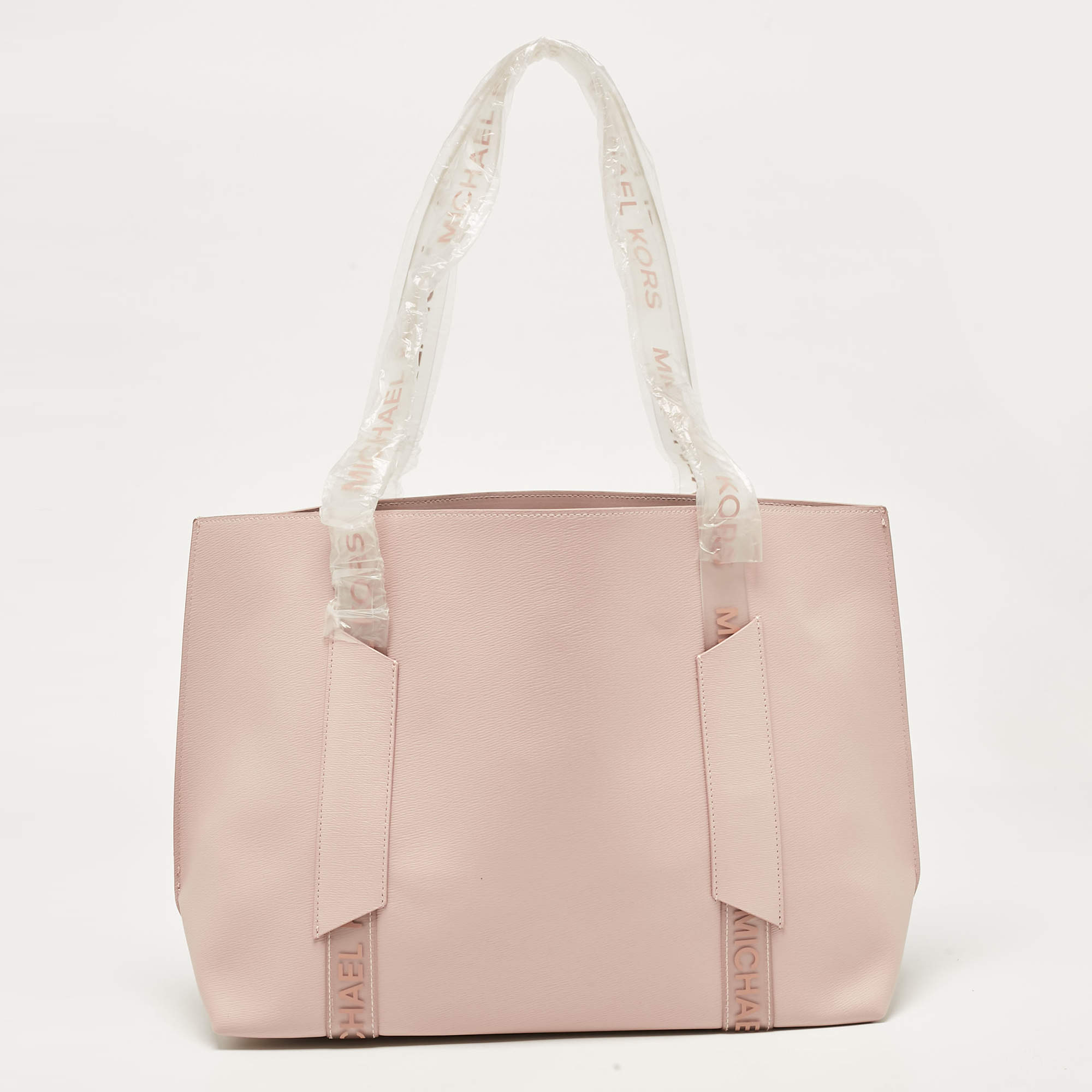Pre Owned Michael Kors Blush Pink PVC Tote