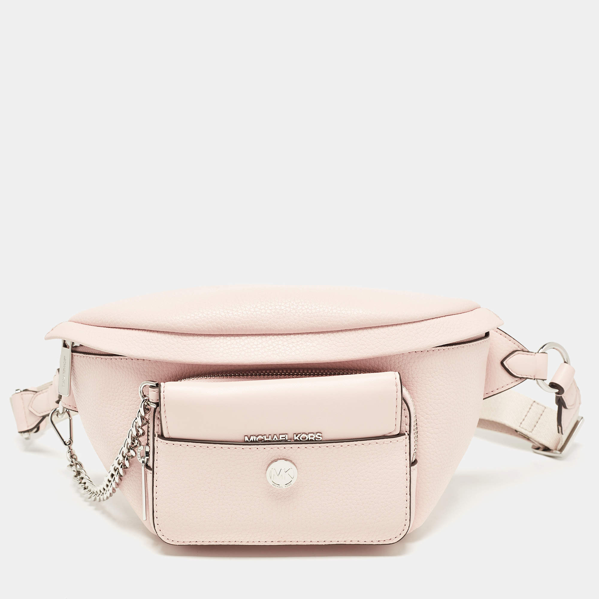 Michael Kors Powder Pink Leather 2 in 1 Maisie Waist Bag