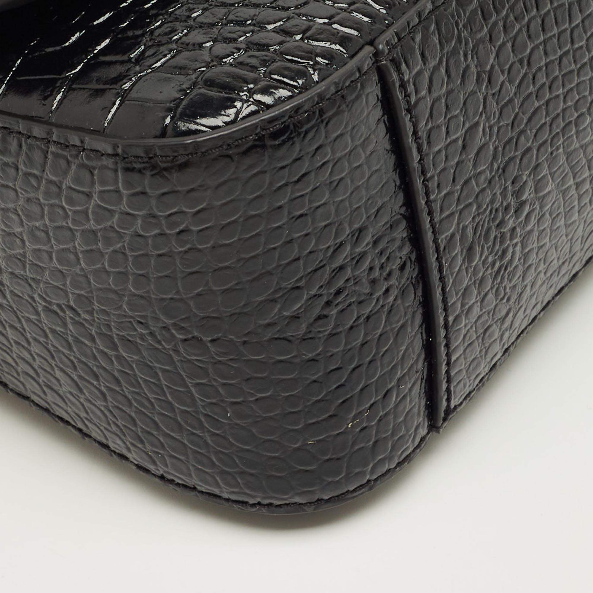 Michael Kors Blue/Brown Signature Denim and Leather Large