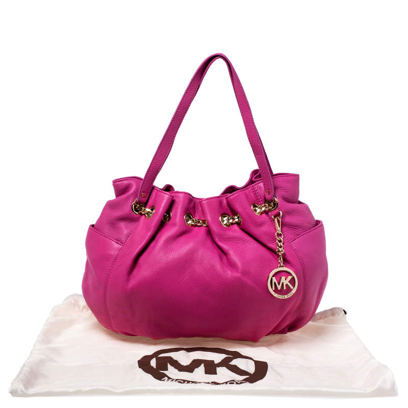 Michael shops Kors pink leather handbag