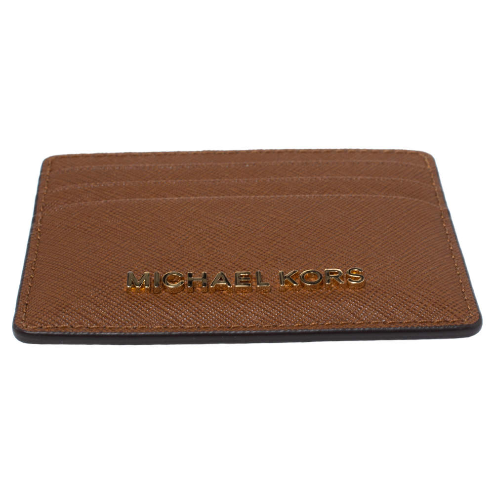 michael kors brown card holder