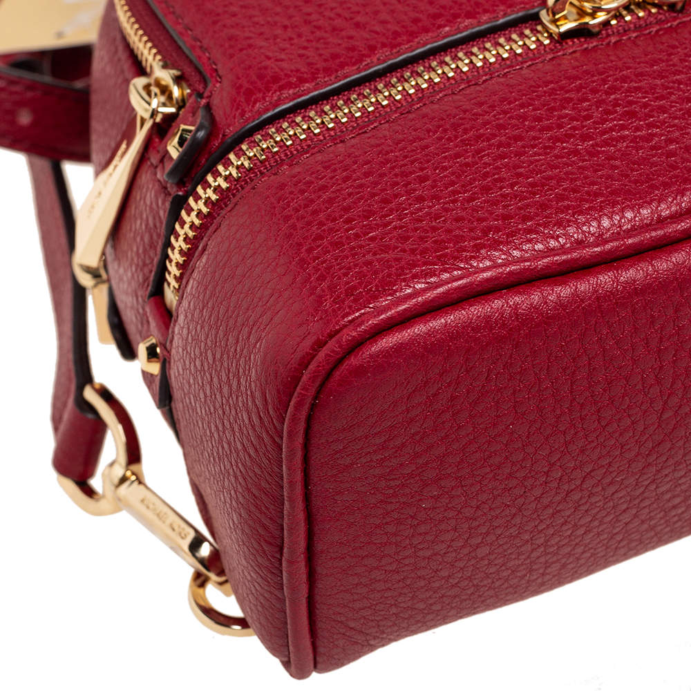 Backpacks Michael Kors - Rhea Mini red leather backpack - 30T6GEZB1L204