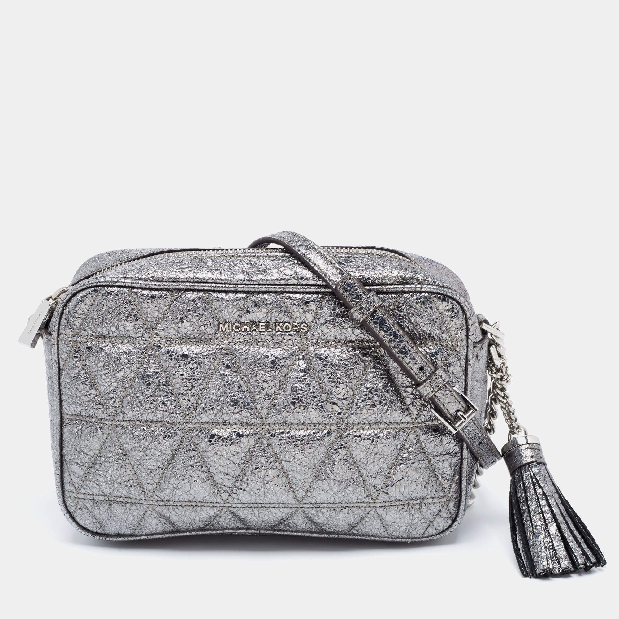 Ginny metallic clearance leather crossbody