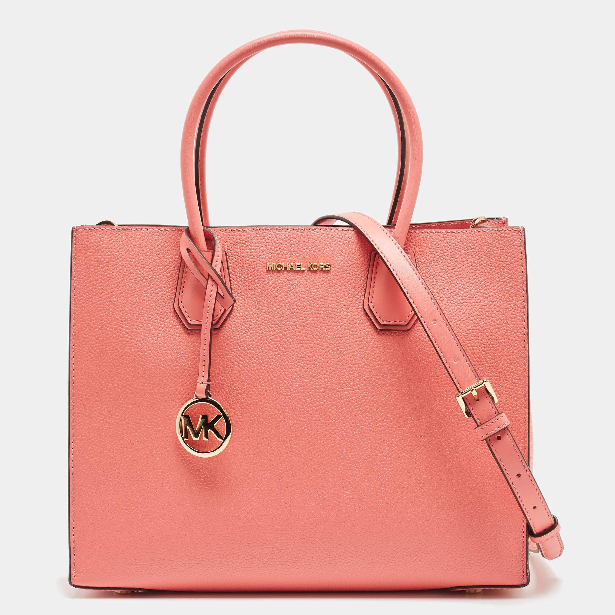 Michael Kors Bags | Michael Kors Grapefruit Jet Crossbody | Color: Pink | Size: Os | Bchiri16's Closet