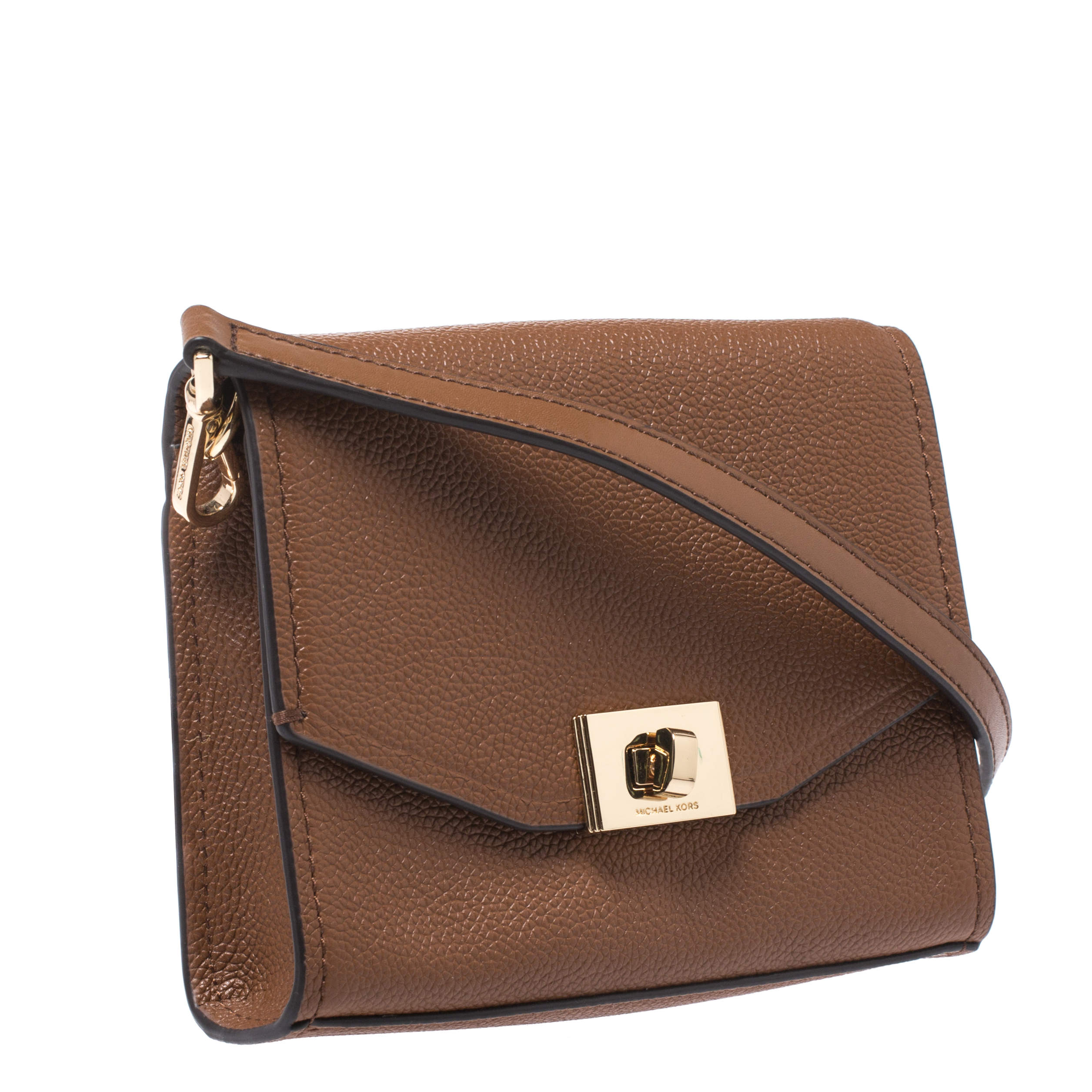 Michael Kors Brown Leather XS Cassie Crossbody Bag Michael Kors | TLC