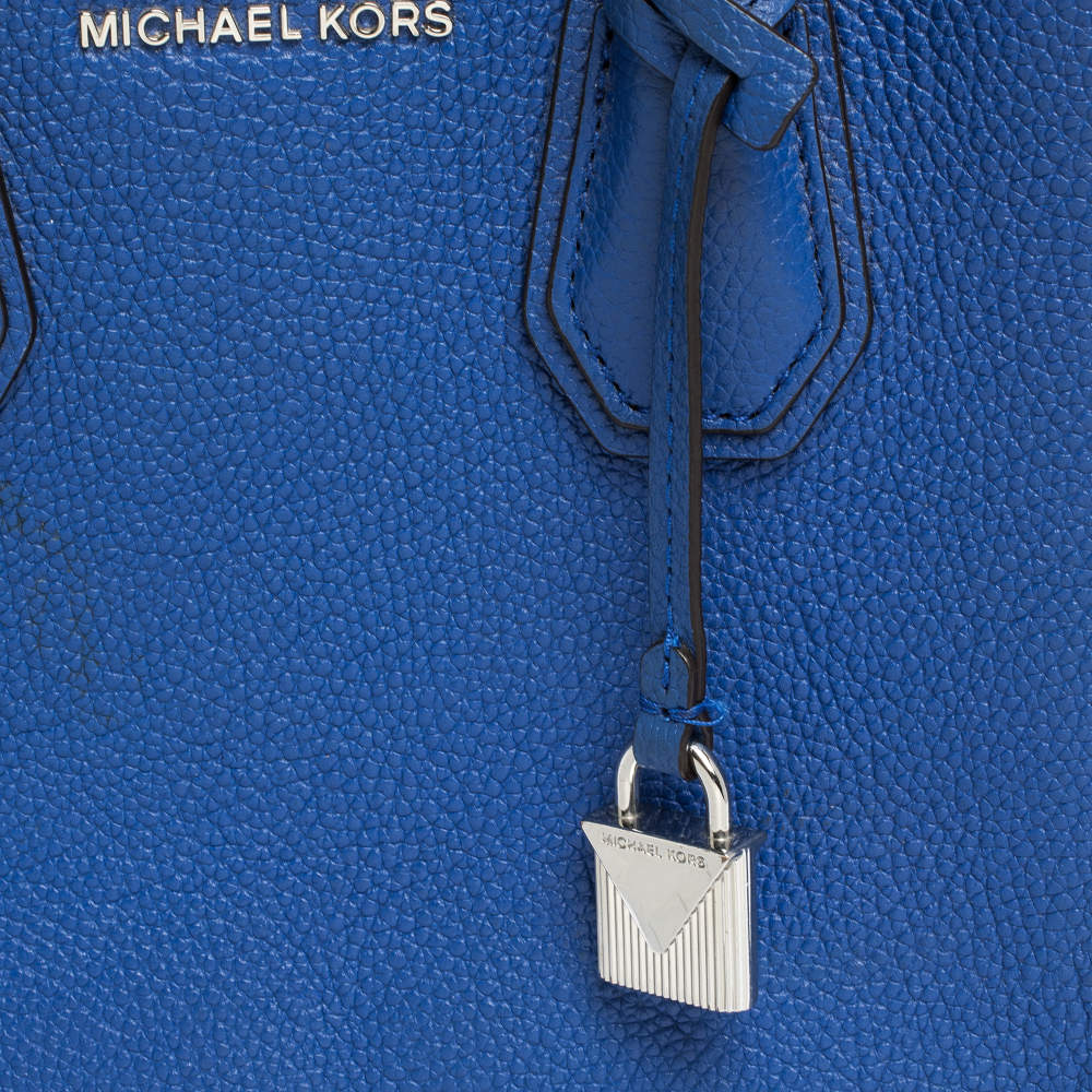 Michael Kors Royal Blue Leather Mini Mercer Tote Michael Kors | The Luxury  Closet