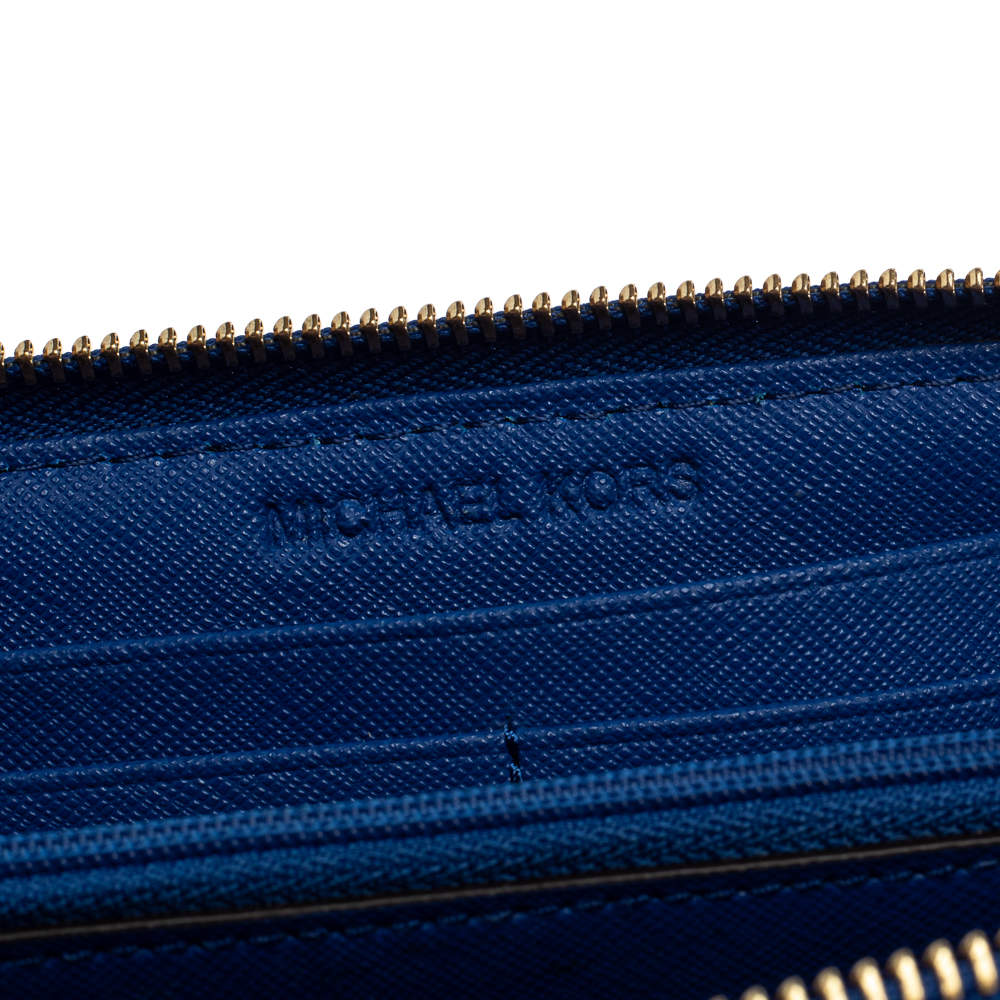 Michael Kors Men's Blue Leather Small Travel Pouch 33F9LACU1L-406
