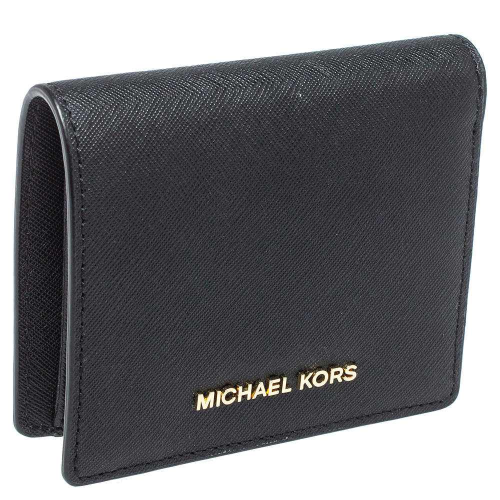 black michael kors card holder