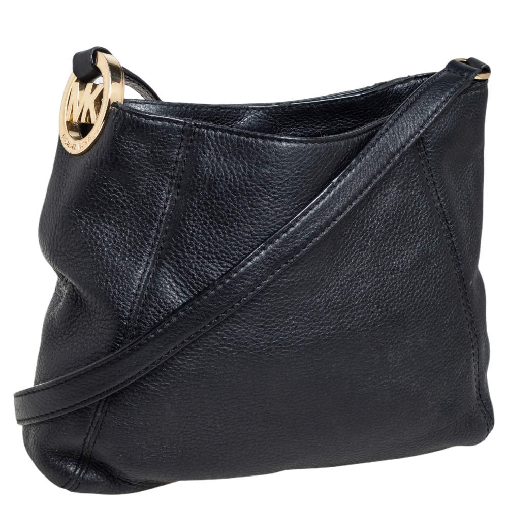 Michael Kors Black Leather Small Lita Crossbody Bag Michael Kors | The  Luxury Closet