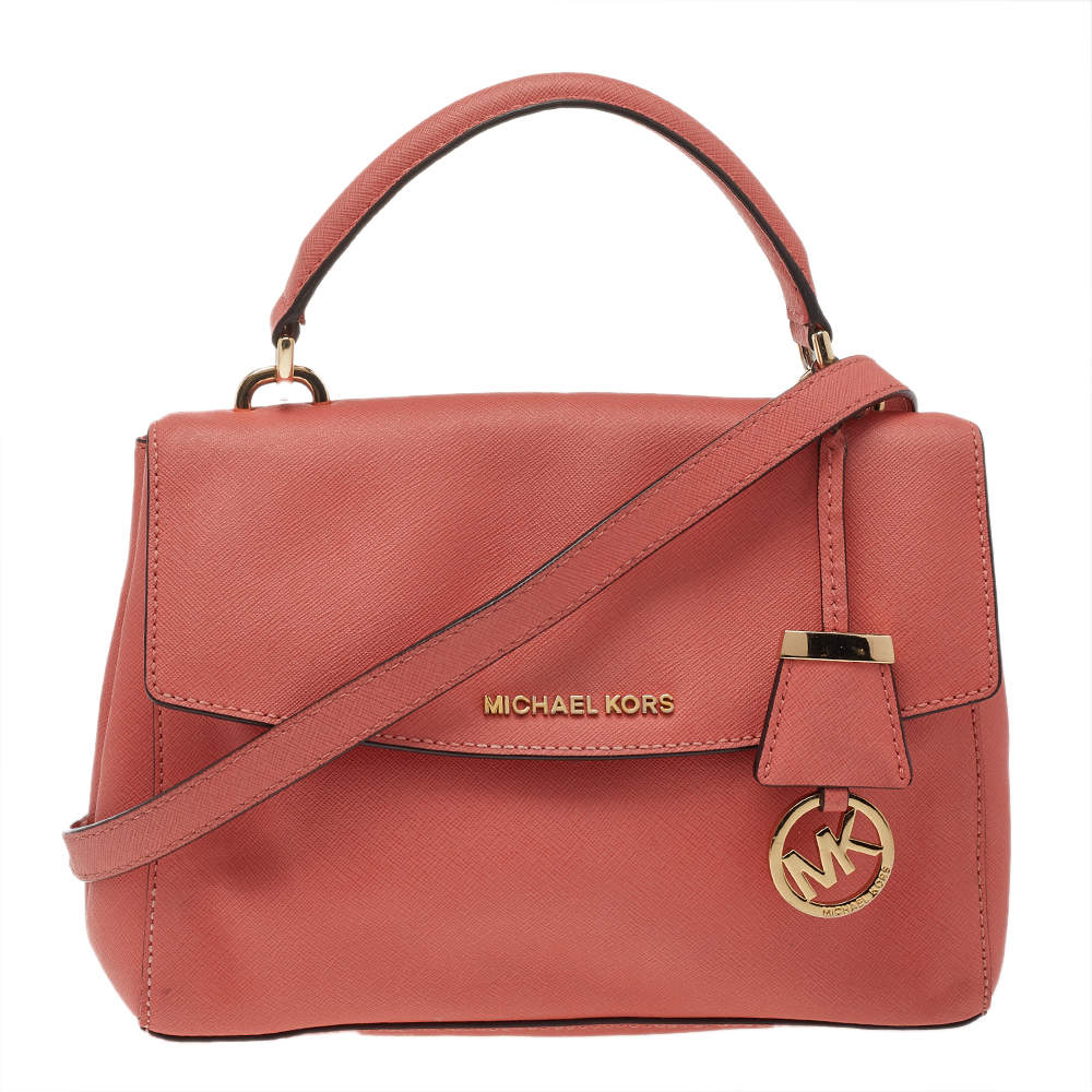 Michael Kors Pink Leather Small Ava Top Handle Bag Michael Kors | The  Luxury Closet