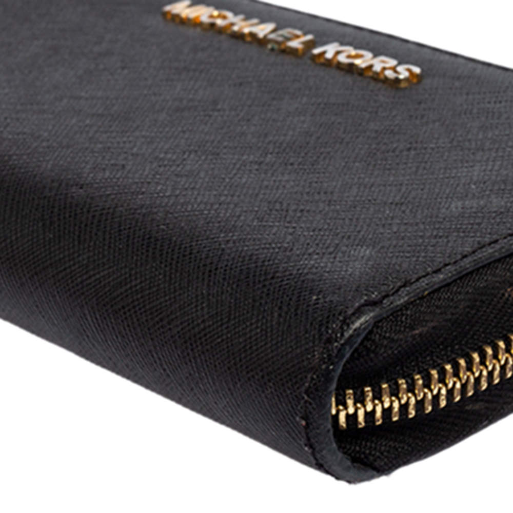 Leather wallet Michael Kors Black in Leather - 25898768
